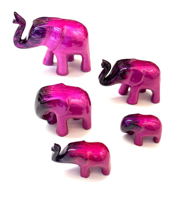 Elephant Family Brushed Pink