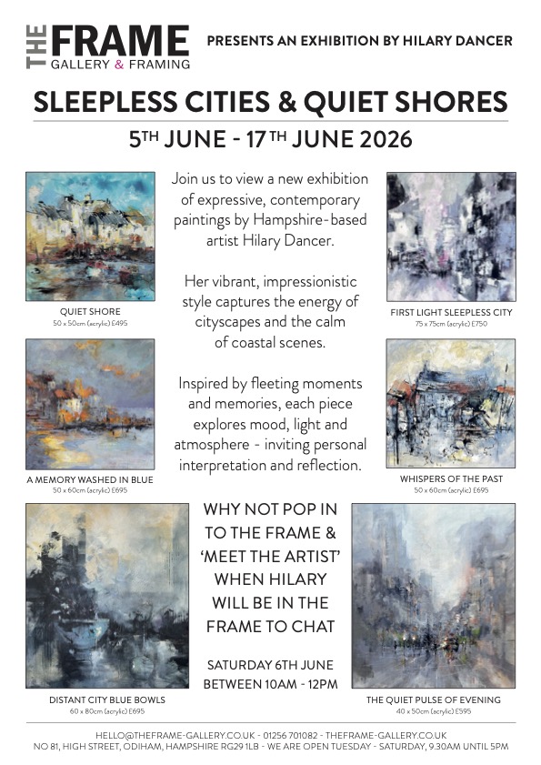 Hilary Dancer exhibition flyer