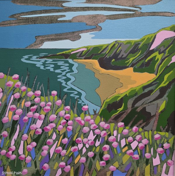 Sea Thrift On The Edge - Simon Pink